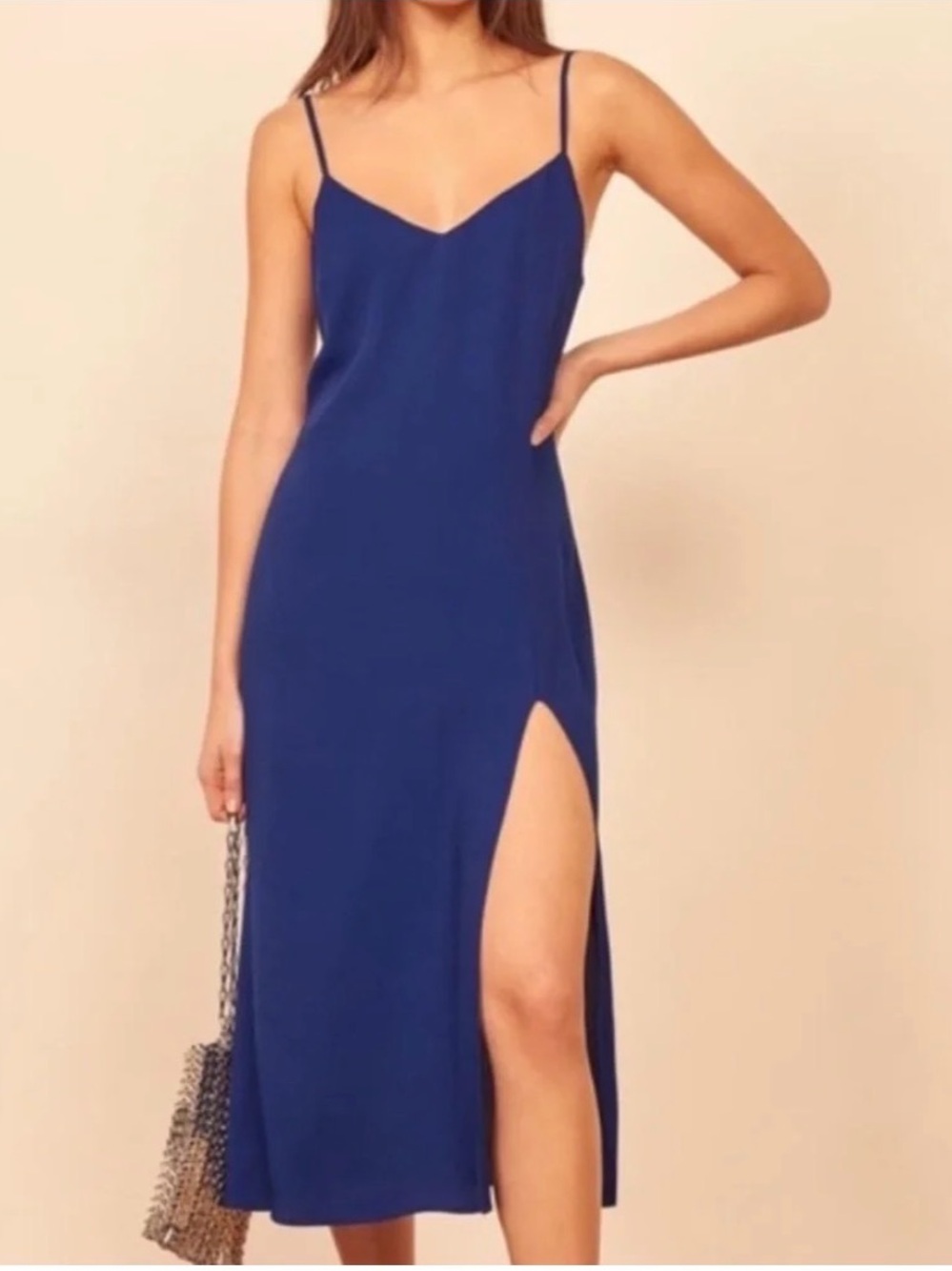 Reformation Crimini- Royal Blue, Size 10